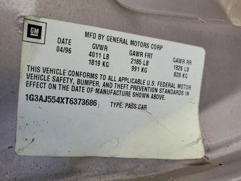 Продажа на аукционе авто 1996 Oldsmobile Ciera, vin: 1G3AJ554XT6373686, номер лота: 55950576