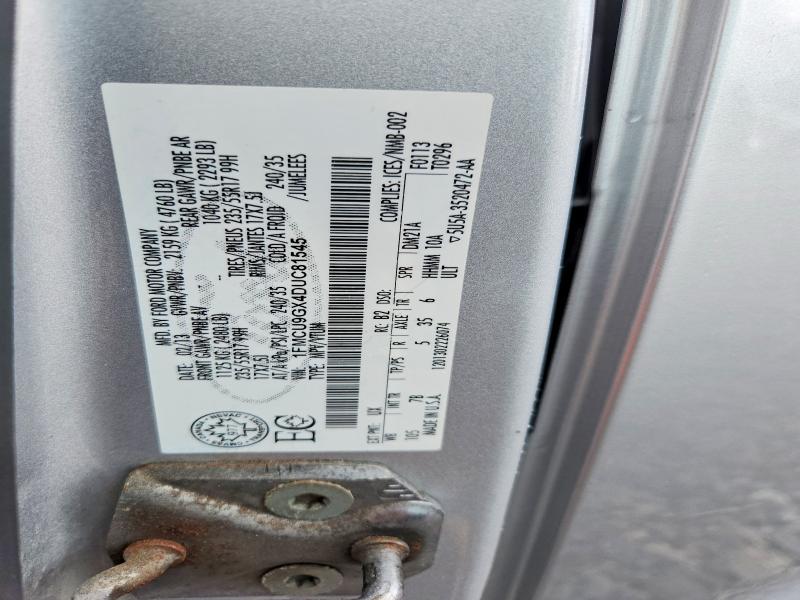 2013 Ford Escape მანქანა იყიდება აუქციონზე, vin: 1FMCU9GX4DUC81545, აუქციონის ნომერი: 58713866