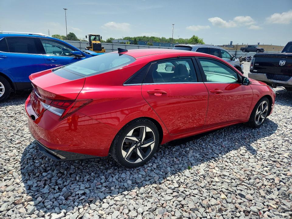 85968165 :رقم المزاد ، 5NPLN4AG0MH014040 vin ، 2021 Hyundai Elantra مزاد بيع