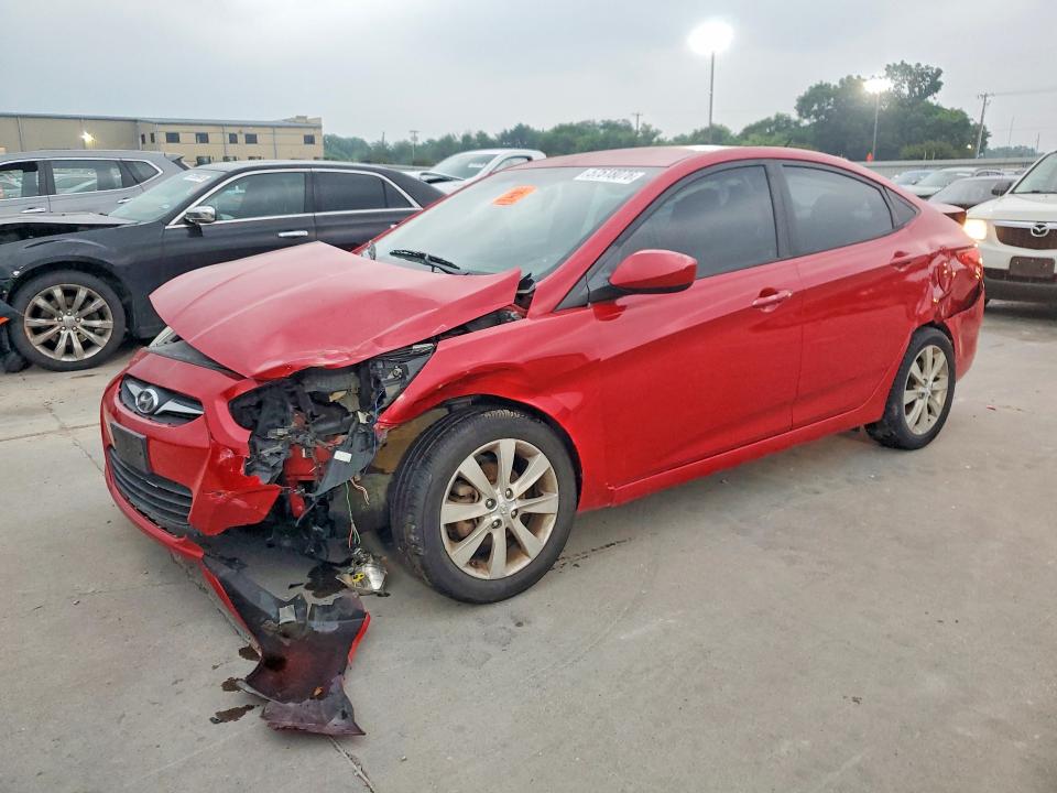 57518076 :رقم المزاد ، KMHCU4AE0CU055351 vin ، 2012 Hyundai Accent مزاد بيع
