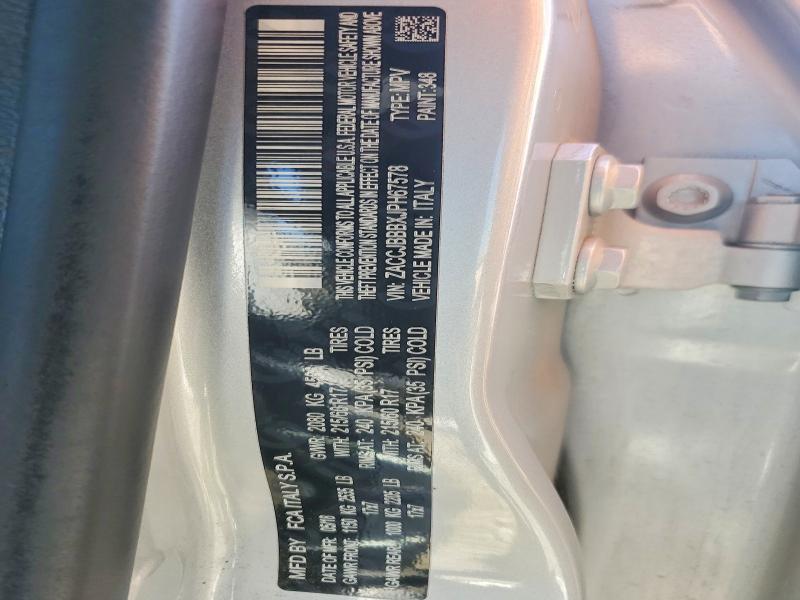 Продаж на аукціоні авто 2018 Jeep Renegade, vin: ZACCJBBBXJPH67578, номер лоту: 57592726