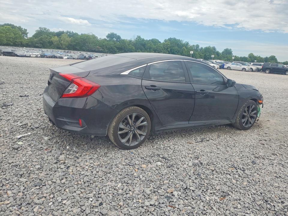 2019 Honda Civic მანქანა იყიდება აუქციონზე, vin: 2HGFC2F88KH589681, აუქციონის ნომერი: 57408336