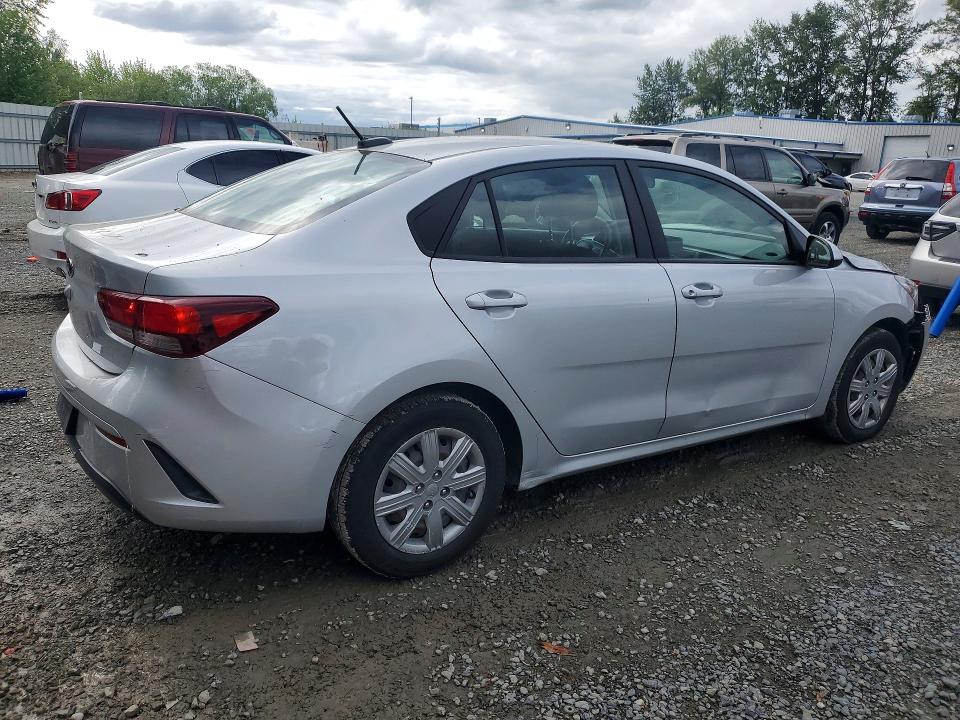 2021 Kia Rio მანქანა იყიდება აუქციონზე, vin: 3KPA24AD4ME378116, აუქციონის ნომერი: 56098626