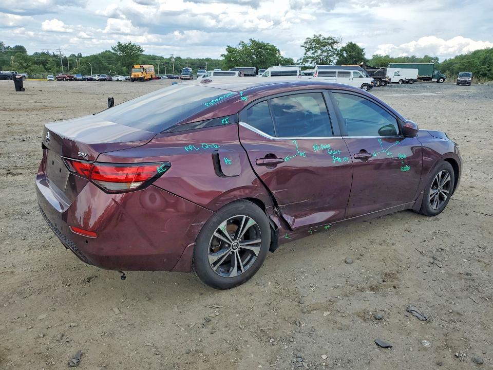 Продажа на аукционе авто 2021 Nissan Sentra, vin: 3N1AB8CV9MY301188, номер лота: 53402776