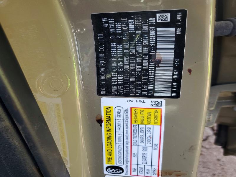 2025 Honda Civic მანქანა იყიდება აუქციონზე, vin: JHMFL4H98SX004012, აუქციონის ნომერი: 55534196