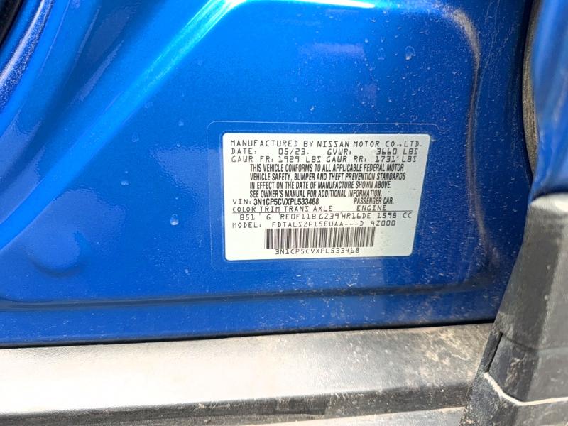 56304956 :رقم المزاد ، 3N1CP5CVXPL533468 vin ، 2023 Nissan Kicks مزاد بيع