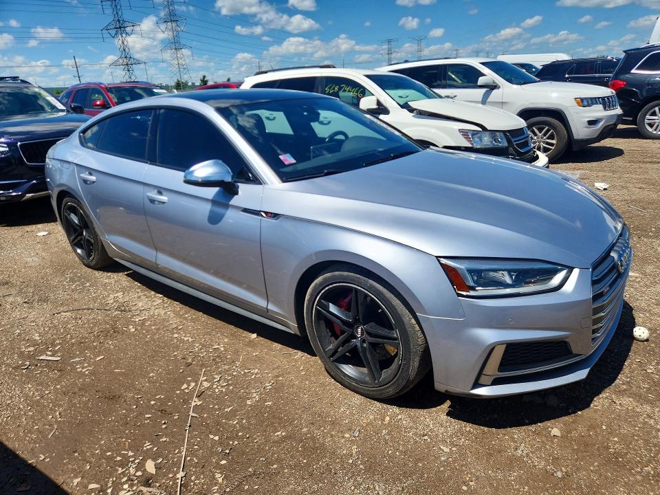 2018 Audi S5 მანქანა იყიდება აუქციონზე, vin: WAUB4CF55JA012347, აუქციონის ნომერი: 56929066