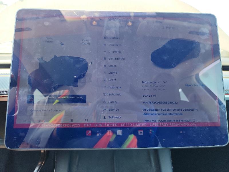 Продажа на аукционе авто 2024 Tesla Model Y, vin: 7SAYGAEE0RF059222, номер лота: 58821866