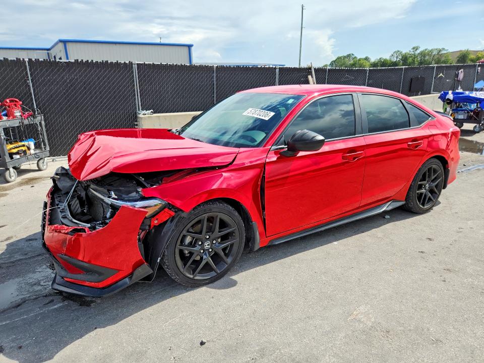 2022 Honda Civic მანქანა იყიდება აუქციონზე, vin: 2HGFE2F57NH533557, აუქციონის ნომერი: 57870206