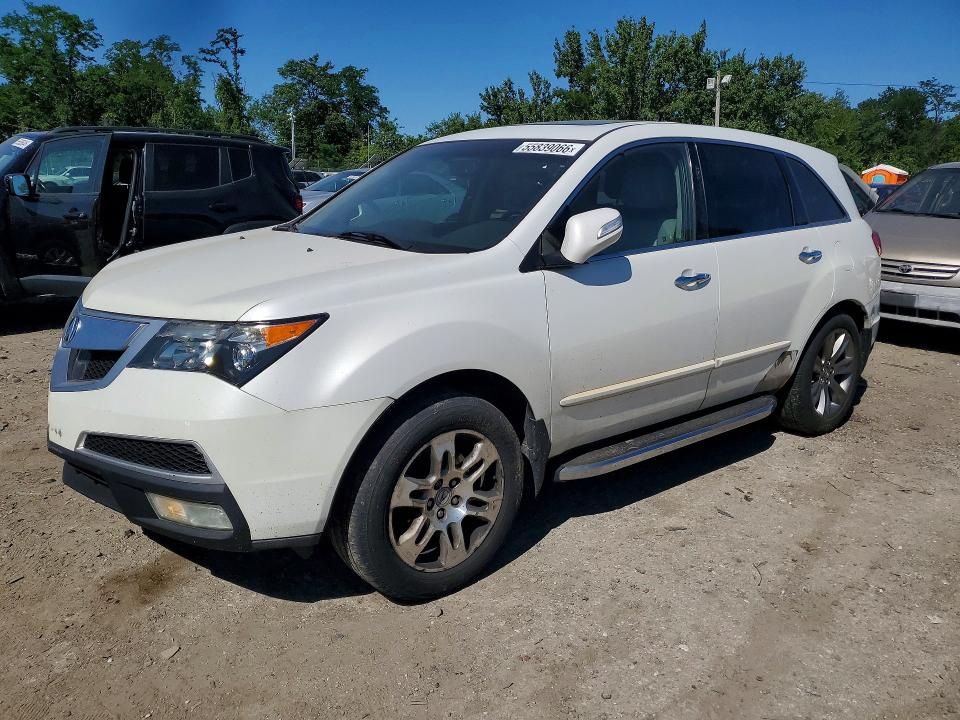 55839066 :رقم المزاد ، 2HNYD2H55BH519539 vin ، 2011 Acura Mdx مزاد بيع