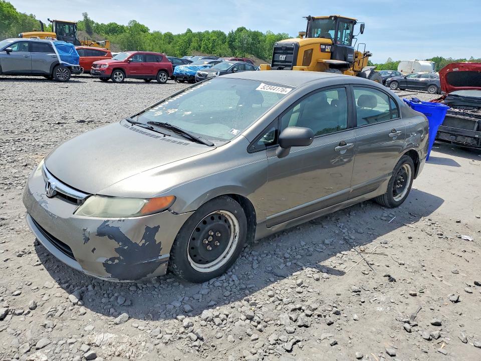 52344176 :رقم المزاد ، 2HGFA16578H325477 vin ، 2008 Honda Civic مزاد بيع