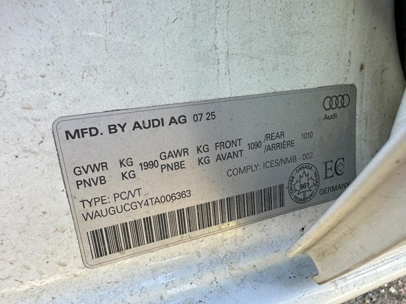 Продажа на аукционе авто 2026 Audi A3, vin: WAUGUCGY4TA006363, номер лота: 58572046