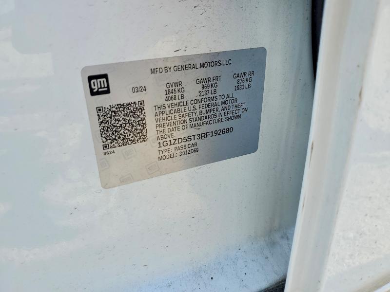 Продаж на аукціоні авто 2024 Chevrolet Malibu, vin: 1G1ZD5ST3RF192680, номер лоту: 56876216