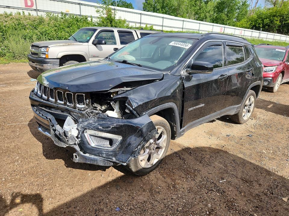 Продаж на аукціоні авто 2020 Jeep Compass, vin: 3C4NJDCB6LT212027, номер лоту: 56844056