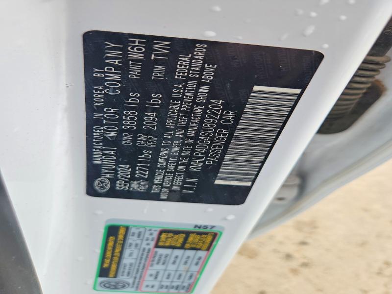 Aukcja sprzedaży 2025 Hyundai Elantra, vin: KMHLP4DG4SU892204, numer aukcji: 57587906