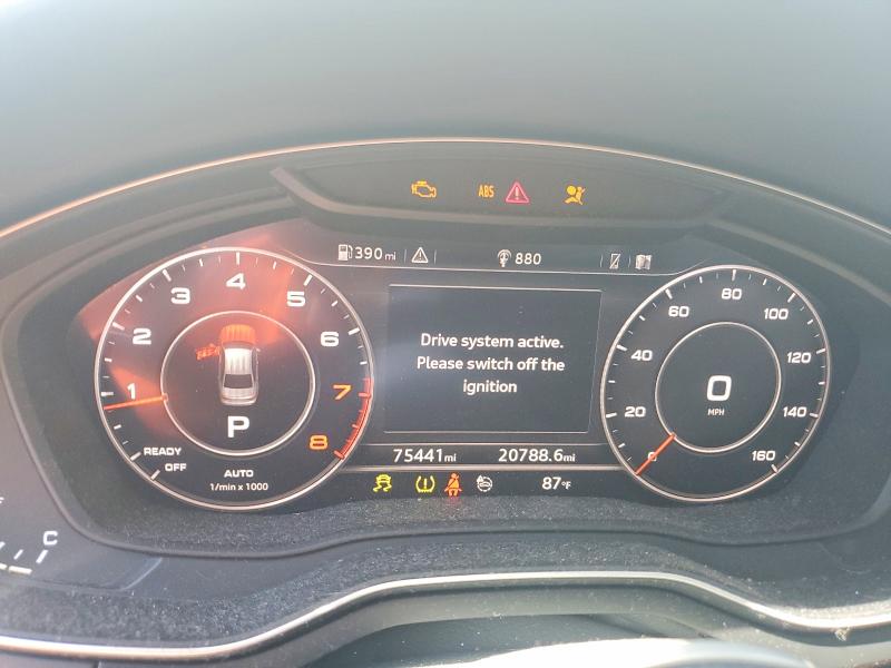 2018 Audi A4 მანქანა იყიდება აუქციონზე, vin: WAUENAF48JN013443, აუქციონის ნომერი: 55494926
