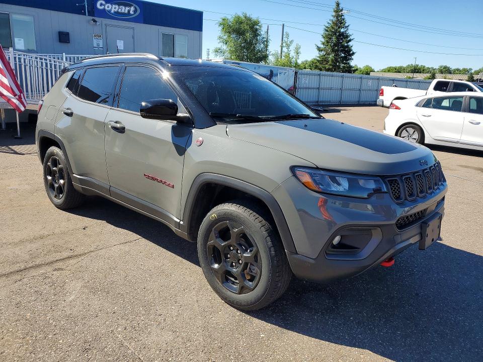 2023 Jeep Compass მანქანა იყიდება აუქციონზე, vin: 3C4NJDDN3PT572516, აუქციონის ნომერი: 57667576