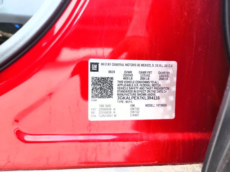 Продажа на аукционе авто 2019 Gmc Terrain, vin: 3GKALPEX7KL394116, номер лота: 55974216