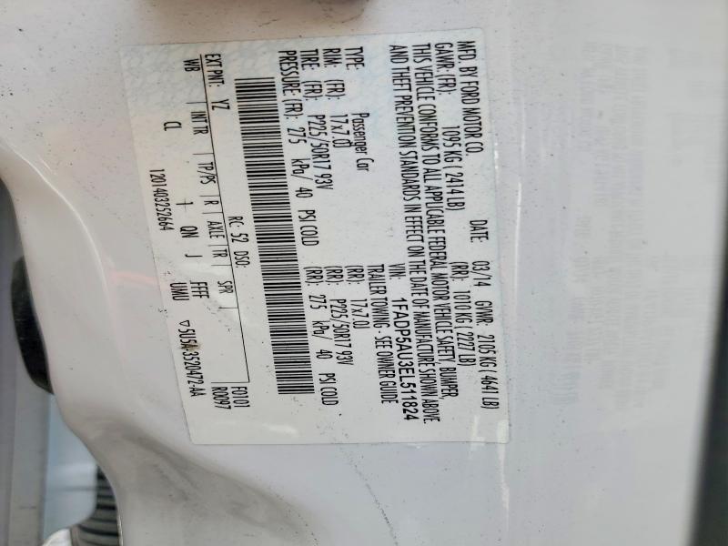 55805116 :رقم المزاد ، 1FADP5AU3EL511824 vin ، 2014 Ford C-max مزاد بيع