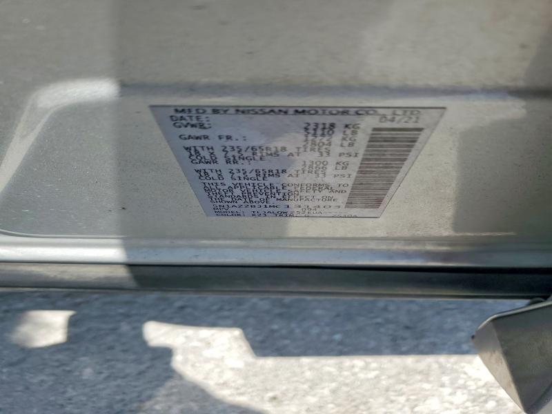 Продажа на аукционе авто 2021 Nissan Murano, vin: 5N1AZ2BJ1MC131403, номер лота: 57140776