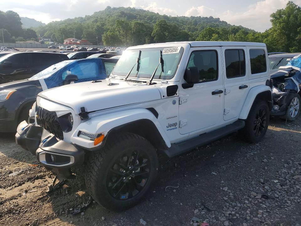 58595856 :رقم المزاد ، 1C4JJXP67NW214430 vin ، 2022 Jeep Wrangler Unlimited مزاد بيع
