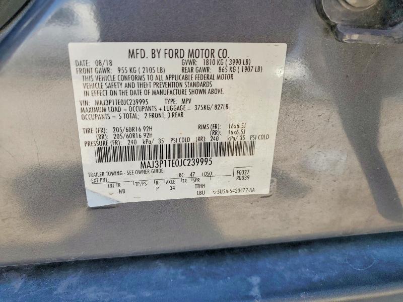 Продаж на аукціоні авто 2018 Ford Ecosport, vin: MAJ3P1TE0JC239995, номер лоту: 55681446