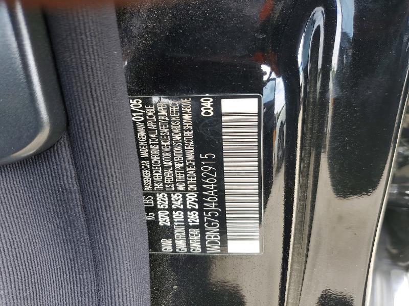 Aukcja sprzedaży 2006 Mercedes-benz S, vin: WDBNG75J46A462915, numer aukcji: 58489496
