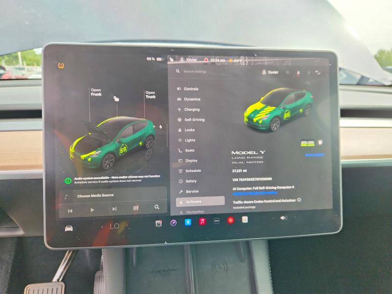 Продажа на аукционе авто 2025 Tesla Model Y, vin: 7SAYGDEE7SF258968, номер лота: 54552216