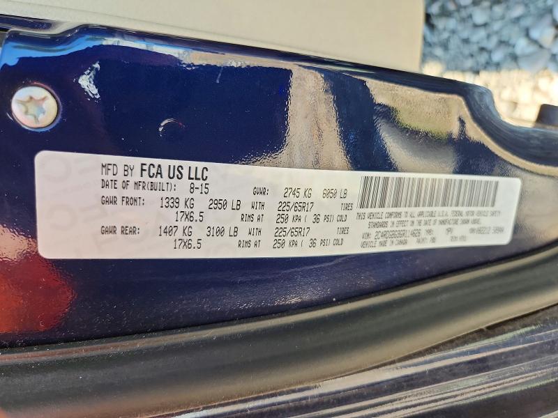 2016 Dodge Grand Caravan მანქანა იყიდება აუქციონზე, vin: 2C4RDGBG9GR114626, აუქციონის ნომერი: 57057076