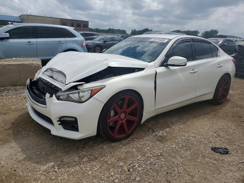 52879406 :رقم المزاد ، JN1BV7AP2FM335988 vin ، 2015 Infiniti Q50 مزاد بيع
