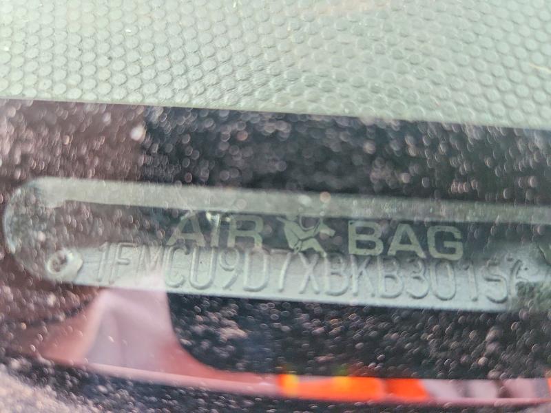 2011 Ford Escape მანქანა იყიდება აუქციონზე, vin: 1FMCU9D7XBKB30156, აუქციონის ნომერი: 59337586