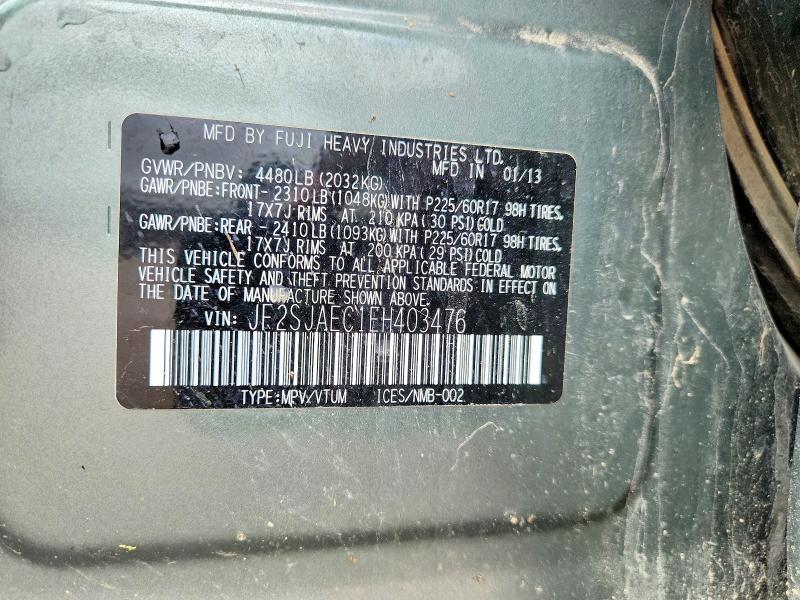 56468856 :رقم المزاد ، JF2SJAEC1EH403476 vin ، 2014 Subaru Forester مزاد بيع
