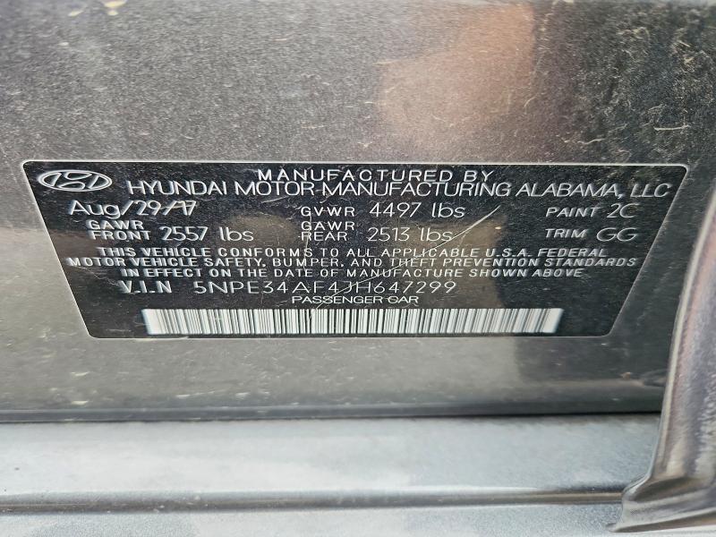 Продажа на аукционе авто 2018 Hyundai Sonata, vin: 5NPE34AF4JH647299, номер лота: 57666846