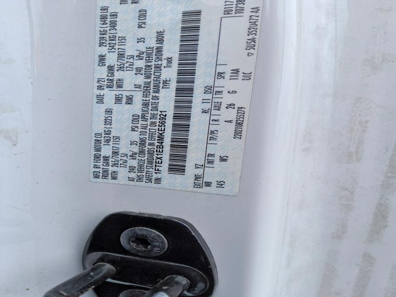 Продажа на аукционе авто 2021 Ford F150, vin: 1FTEX1EB4MKE56921, номер лота: 56702836