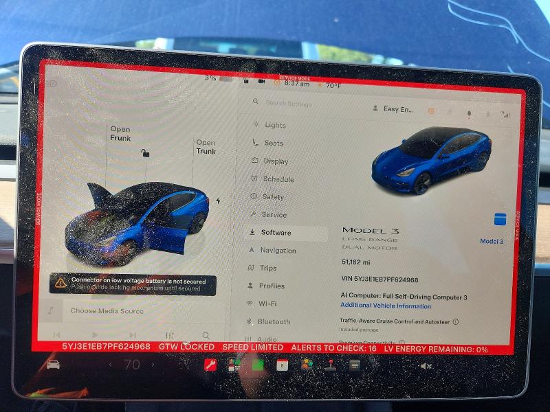 Aukcja sprzedaży 2023 Tesla Model 3, vin: 5YJ3E1EB7PF624968, numer aukcji: 55650646
