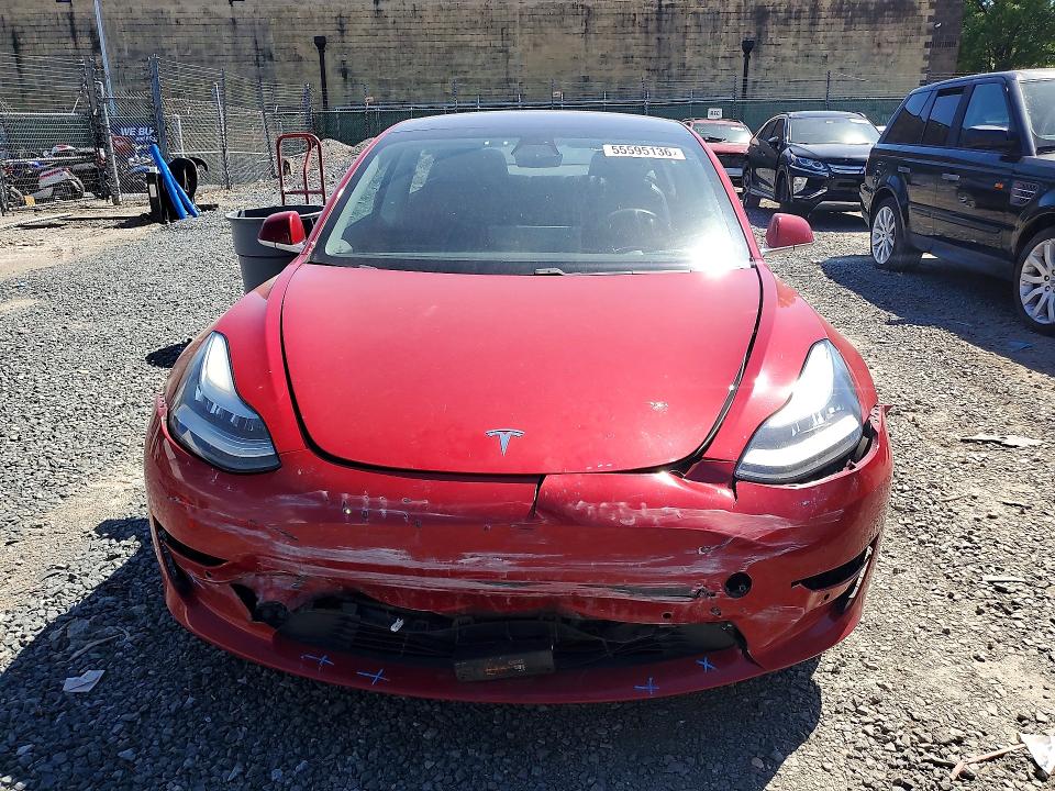 Продажа на аукционе авто 2018 Tesla Model 3, vin: 5YJ3E1EA0JF040717, номер лота: 55595136