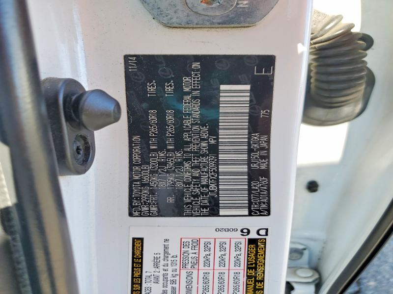 Продаж на аукціоні авто 2015 Lexus Gx, vin: JTJBM7FX2F5099391, номер лоту: 58977506