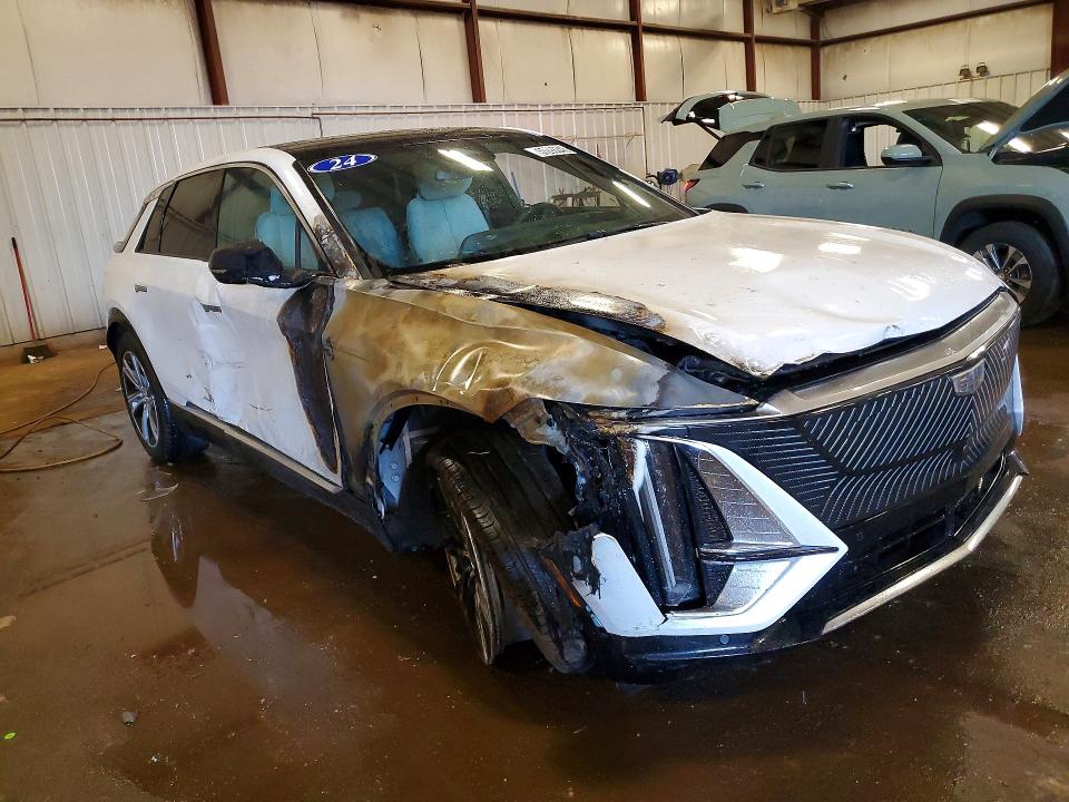 2024 Cadillac Lyriq მანქანა იყიდება აუქციონზე, vin: 1GYKPPRL9RZ103625, აუქციონის ნომერი: 57295346