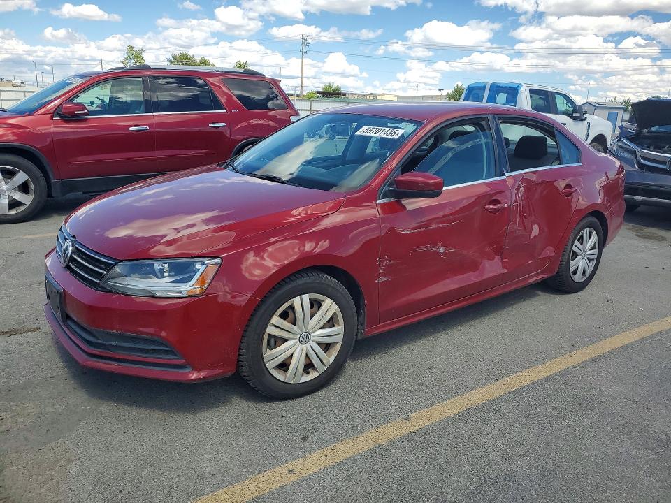 56701436 :رقم المزاد ، 3VW2B7AJ4HM389928 vin ، 2017 Volkswagen Jetta مزاد بيع