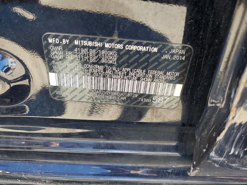 Продаж на аукціоні авто 2014 Mitsubishi Lancer, vin: JA32V2FW8EU018729, номер лоту: 57777916