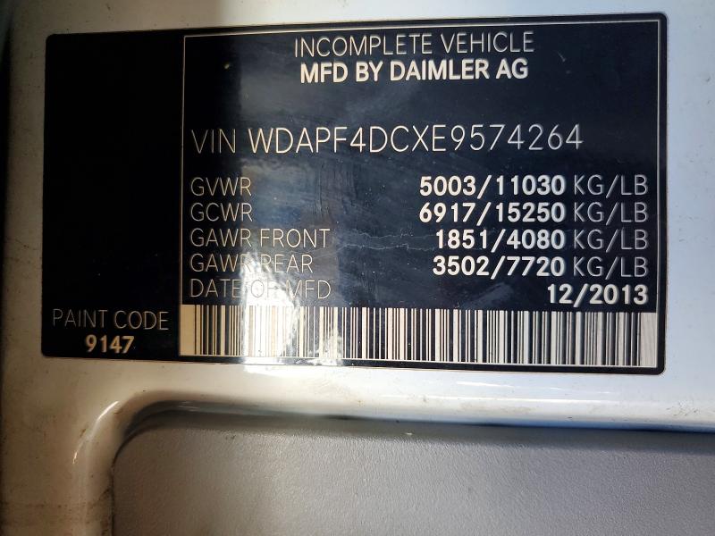 2014 Mercedes-benz Sprinter მანქანა იყიდება აუქციონზე, vin: WDAPF4DCXE9574264, აუქციონის ნომერი: 56408506