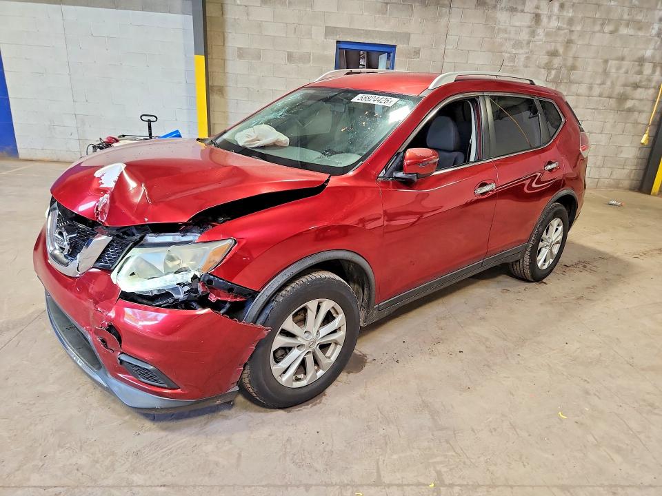 2016 Nissan Rogue მანქანა იყიდება აუქციონზე, vin: KNMAT2MV3GP667854, აუქციონის ნომერი: 58824426