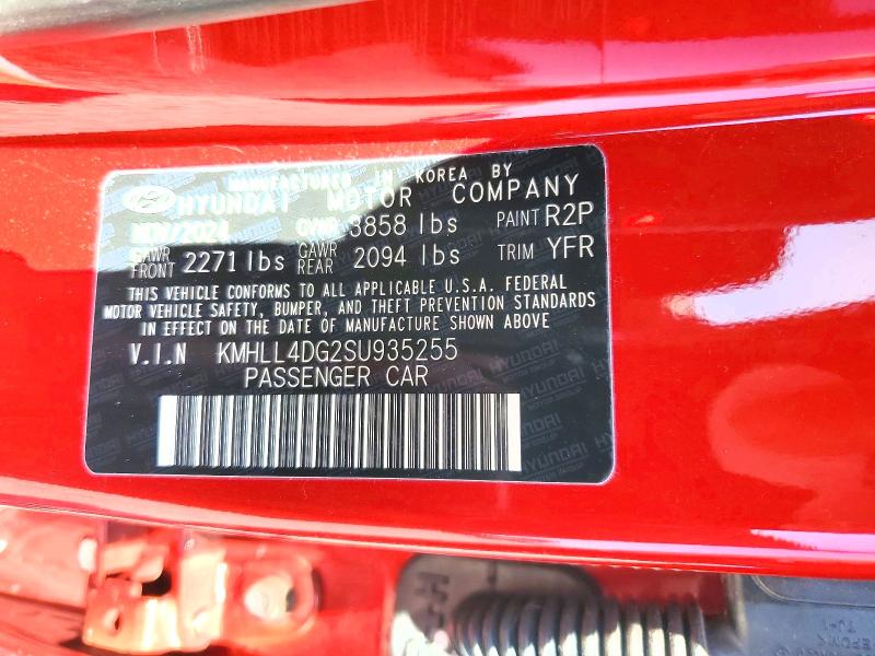 Aukcja sprzedaży 2025 Hyundai Elantra, vin: KMHLL4DG2SU935255, numer aukcji: 55089776