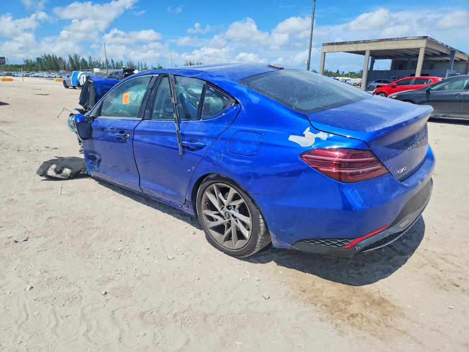 57035516 :رقم المزاد ، KMTG34TA8NU092929 vin ، 2022 Genesis G70 مزاد بيع