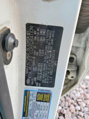 59108816 :رقم المزاد ، KNDJT2A21B7343174 vin ، 2011 Kia Soul مزاد بيع