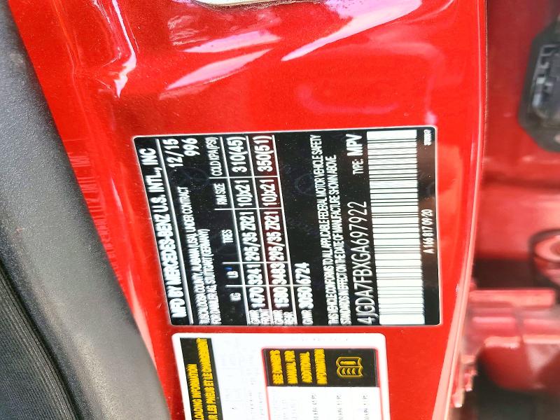 56343646 :رقم المزاد ، 4JGDA7FBXGA697922 vin ، 2016 Mercedes-benz Gle مزاد بيع