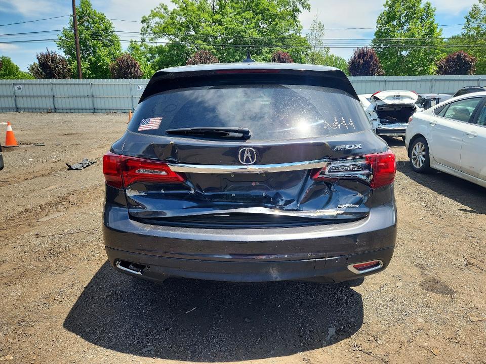58573836 :رقم المزاد ، 5FRYD4H45FB004124 vin ، 2015 Acura Mdx مزاد بيع