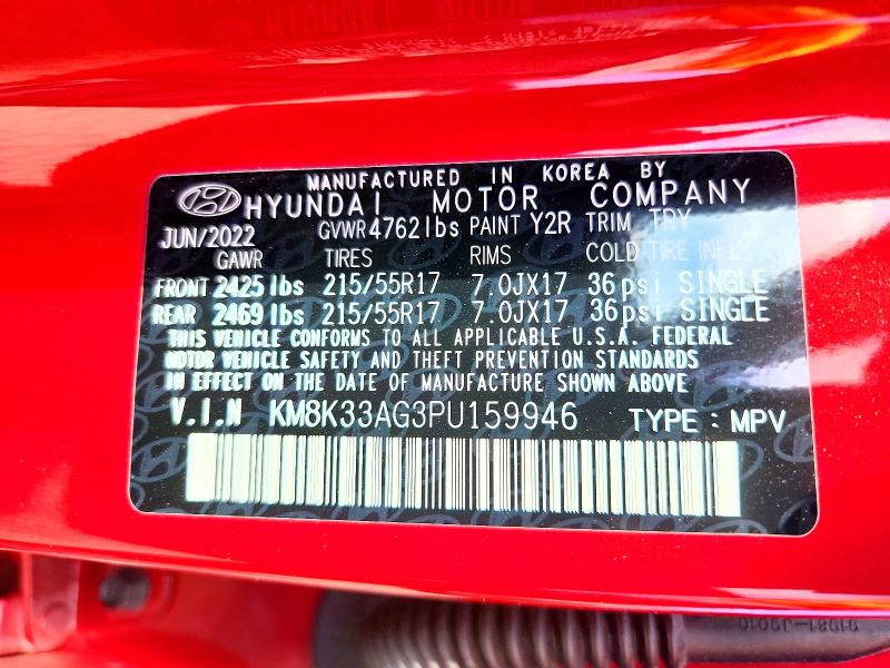 Продажа на аукционе авто 2023 Hyundai Kona, vin: KM8K33AG3PU159946, номер лота: 56874136
