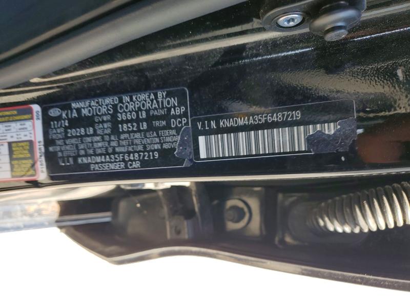 Продажа на аукционе авто 2015 Kia Rio, vin: KNADM4A35F6487219, номер лота: 59157196