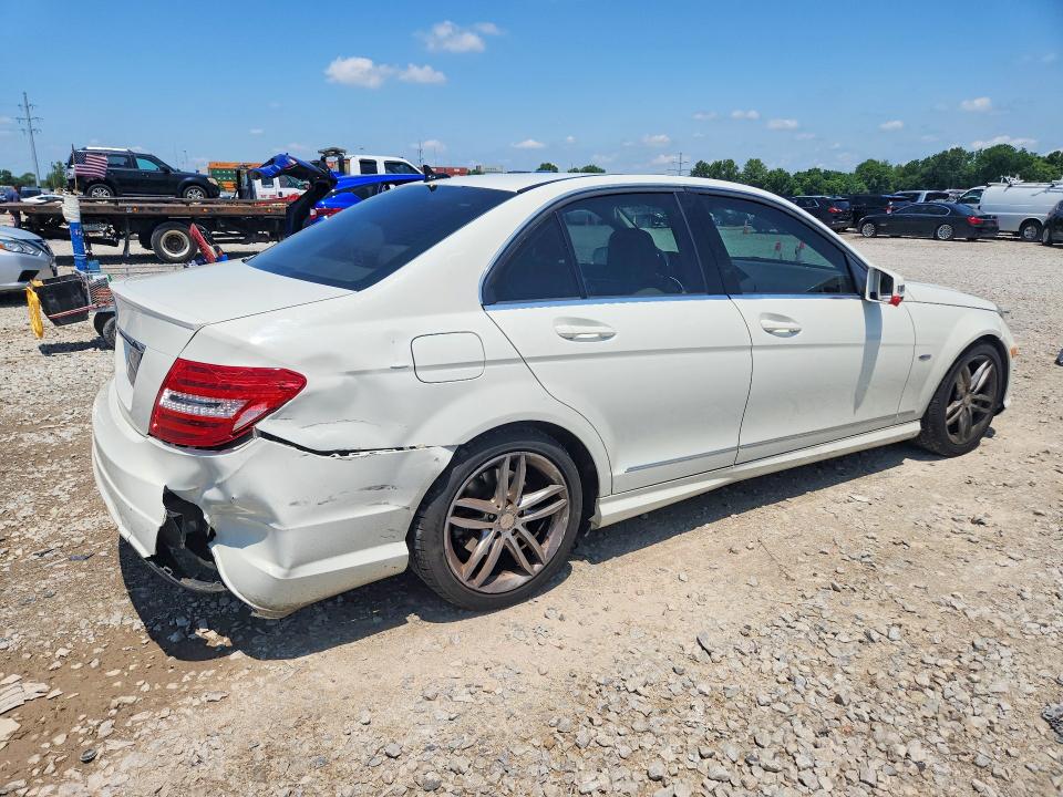 Aukcja sprzedaży 2012 Mercedes-benz C, vin: WDDGF4HB4CA721226, numer aukcji: 58650046